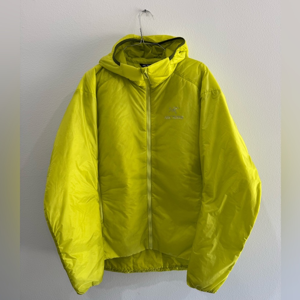 Arc'teryx Bright Yellow / Slight Lime Atom Hoody Jacket Large NWOT